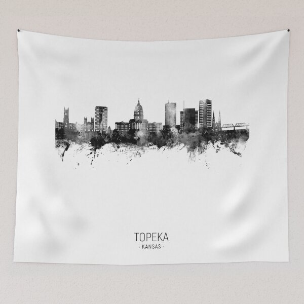Item preview, Topeka Wyoming Skyline designed and sold by ArtPrints.