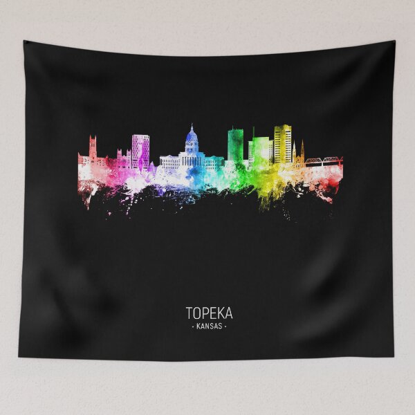 Item preview, Topeka Wyoming Skyline designed and sold by ArtPrints.
