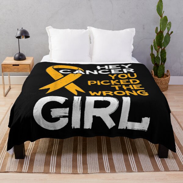 Item preview, Cancer Picked The Wrong Girl Medulloblastoma Gift Idea designed and sold by ghazalish.