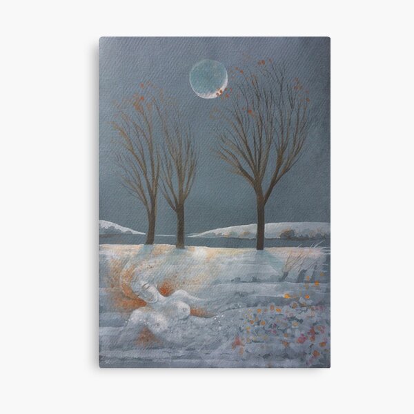 Memory - Autumn's Last Leaves Canvas Print