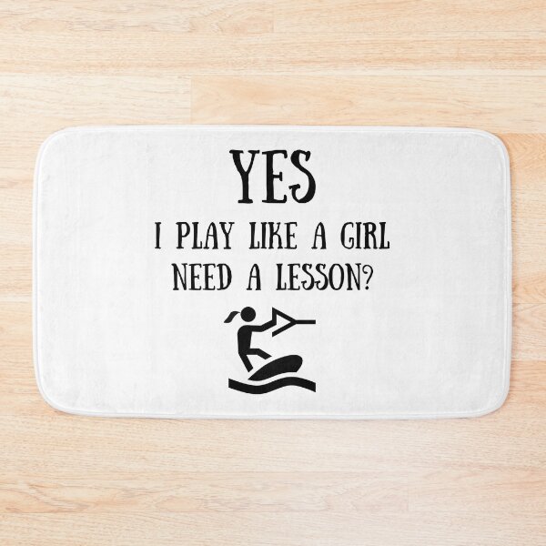 Item preview, Wakeboarding: Yes I play like a girl, Need a lesson? designed and sold by TheGreenGoat.