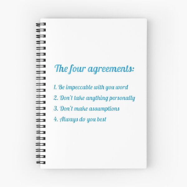 Item preview, The 4 agreements (Toltec Wisdom) designed and sold by Euskadaz.