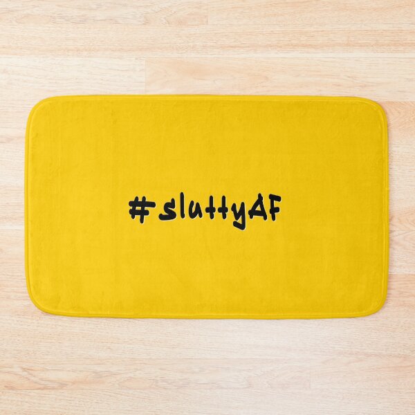 Item preview, #sluttyAF - Black Text designed and sold by caknuck.