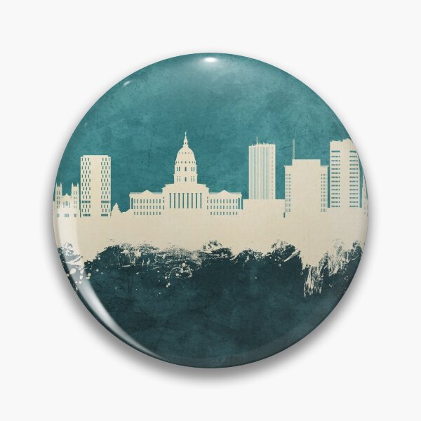 Item preview, Topeka Wyoming Skyline designed and sold by ArtPrints.