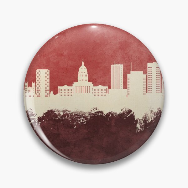 Item preview, Topeka Wyoming Skyline designed and sold by ArtPrints.