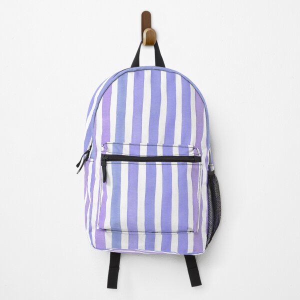 Item preview, Watercolor violet seamless vertical stripes designed and sold by Spring-Sun.