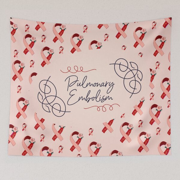 Item preview, Pulmonary Embolism Awareness, Pulmonary Embolism Ribbon Pattern designed and sold by AnsDesigns.