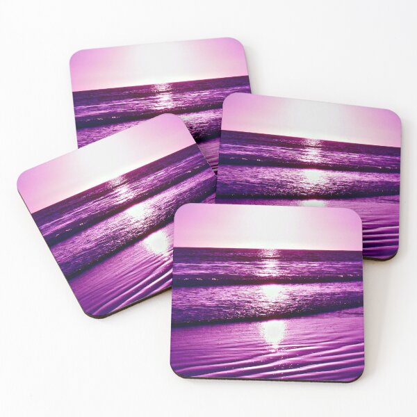 Item preview, Purple Ocean Sand Beach Waves Sunset designed and sold by Piper-Deals.