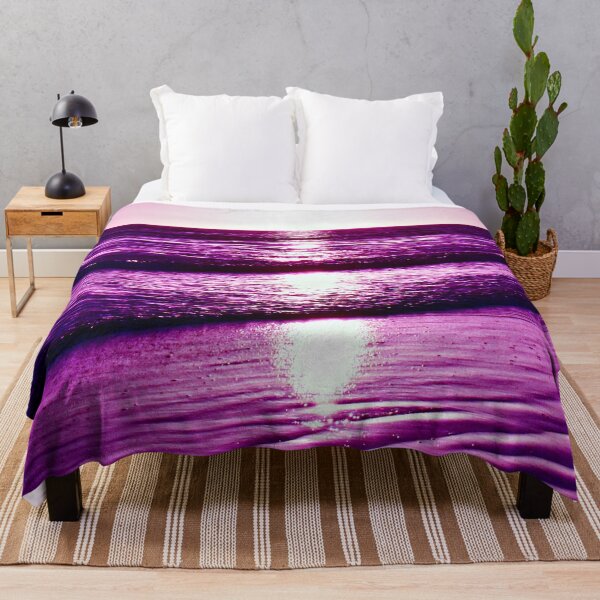 Item preview, Purple Ocean Sand Beach Waves Sunset designed and sold by Piper-Deals.