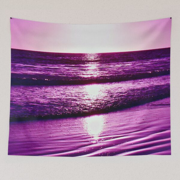 Item preview, Purple Ocean Sand Beach Waves Sunset designed and sold by Piper-Deals.