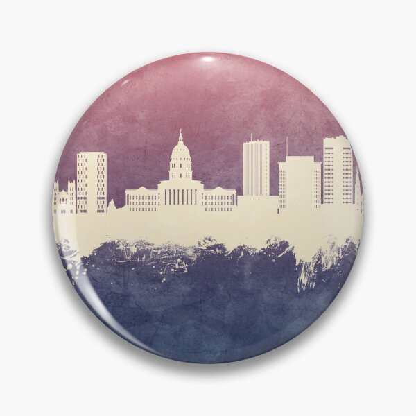 Item preview, Topeka Wyoming Skyline designed and sold by ArtPrints.