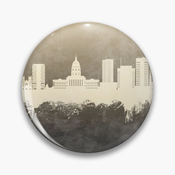 Item preview, Topeka Wyoming Skyline designed and sold by ArtPrints.