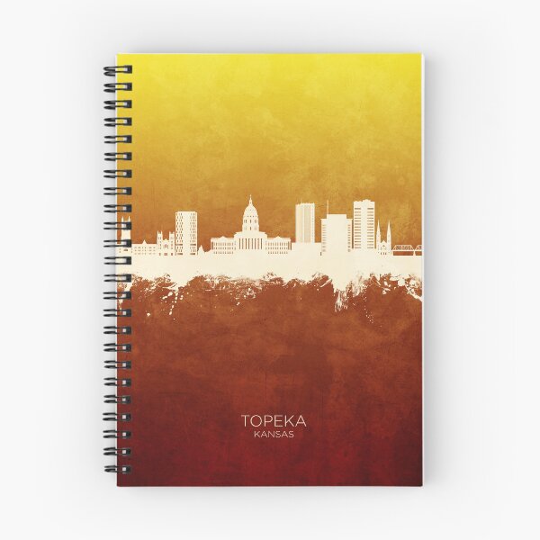 Artikelvorschau, Skyline von Topeka, Wyoming entworfen und verkauft von ArtPrints.