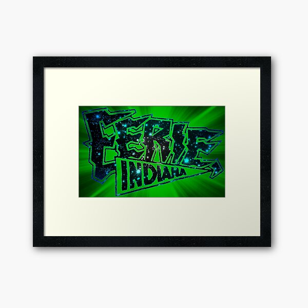 Item preview, Eerie Indiana logo in green designed and sold by froodle.