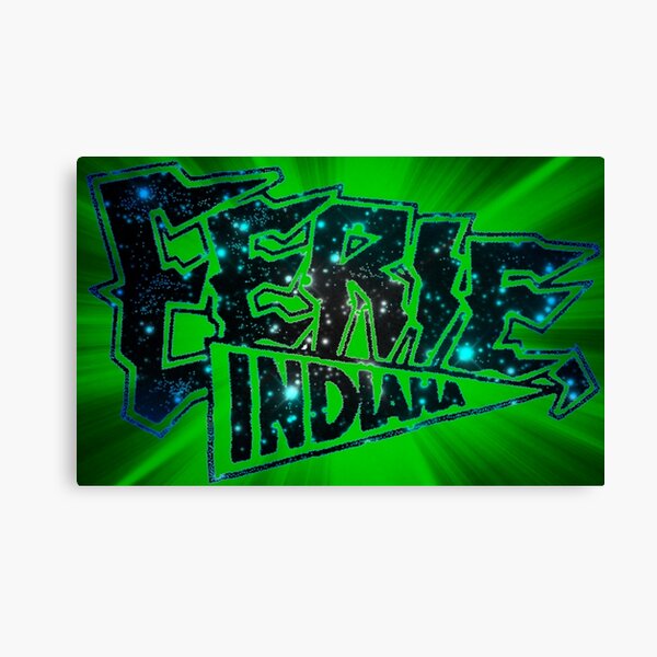 Item preview, Eerie Indiana logo in green designed and sold by froodle.