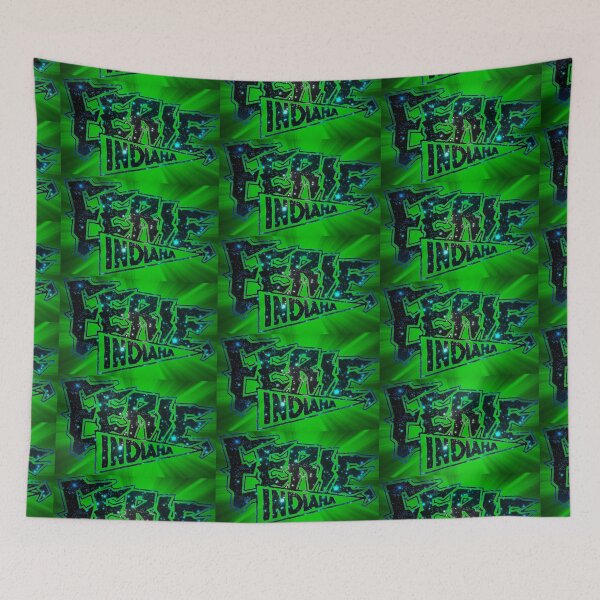 Item preview, Eerie Indiana logo in green designed and sold by froodle.