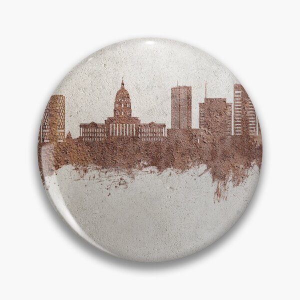 Item preview, Topeka Wyoming Skyline designed and sold by ArtPrints.