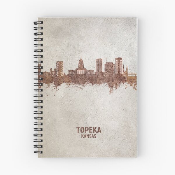 Artikelvorschau, Topeka Wyoming Skyline entworfen und verkauft von ArtPrints.