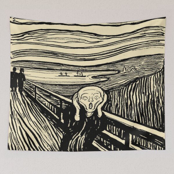 Item preview, Edvard munch - Edvard Munch - The Scream (1895) designed and sold by Vivanne-art.