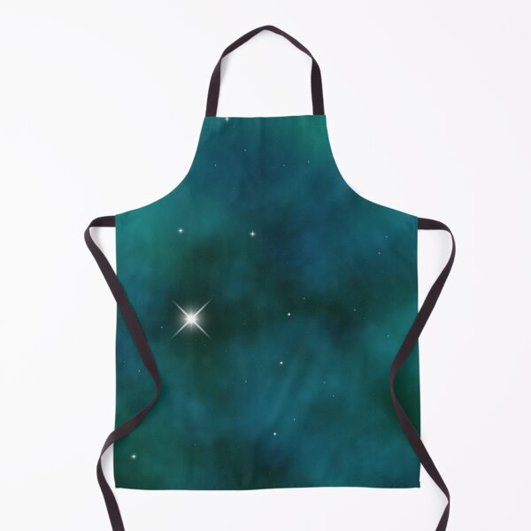 Item preview, Green Blue and Teal Galaxy With Stars Abstract designed and sold by WiseWitch.
