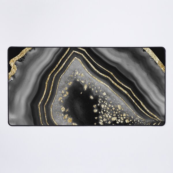 Item preview, Black Night Agate Gold Foil Glam #2 (Photo of Foil Only - Not Reflective) designed and sold by Anita's & Bella's Art.