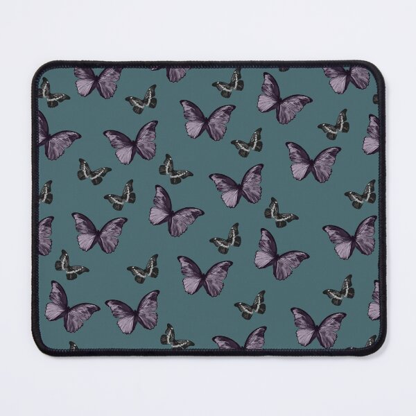 Item preview, Teal Lavender & Black Butterfly Glam #1 #pattern #decor #art designed and sold by Anita's & Bella's Art.
