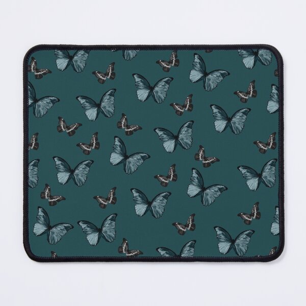 Item preview, Dark Teal & Black Butterfly Glam #1 #pattern #decor #art  designed and sold by Anita's & Bella's Art.