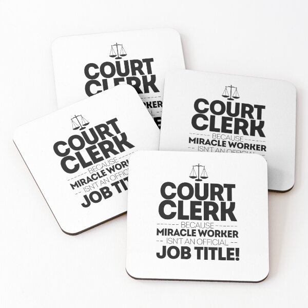 Item preview, Court Clerk Miracle Worker designed and sold by TeesYouWant.