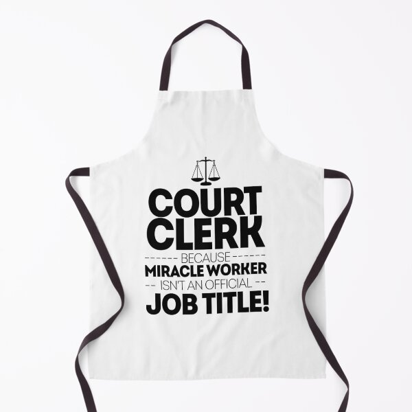Item preview, Court Clerk Miracle Worker designed and sold by TeesYouWant.