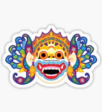 Balinese Mask Design Sticker
