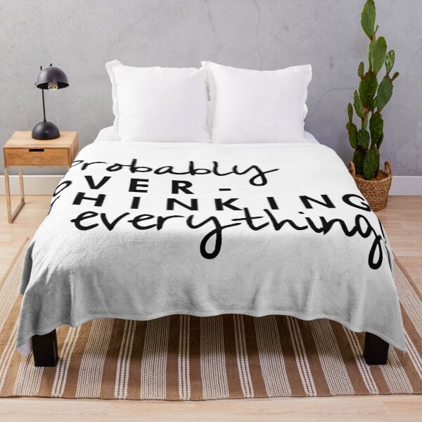 Item preview, Probably OVER-THINKING everything - funny anxiety ADHD introvert art for overthinker designed and sold by originalsusie.