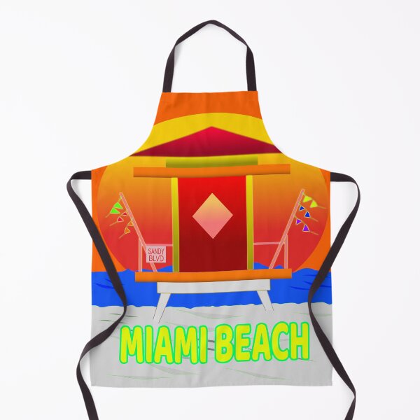 Item preview, Vibrant and Colorful Miami Beach designed and sold by EdwardMonet.