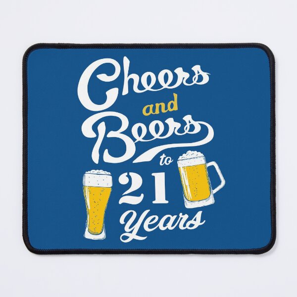 Item preview, Cheers and Beers to 21 years - Funny 21th Birthday  designed and sold by NUMAcreations.