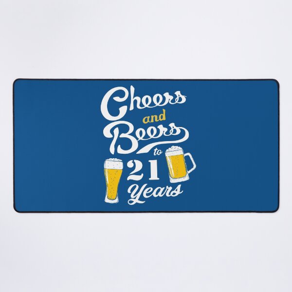 Item preview, Cheers and Beers to 21 years - Funny 21th Birthday  designed and sold by NUMAcreations.