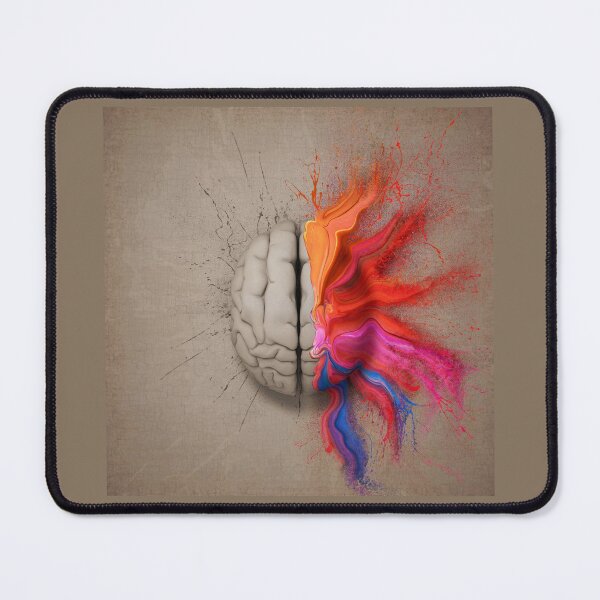 Item preview, colorful brain designed and sold by PaintBalls.