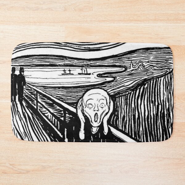 Item preview, Edvard Munch - The Scream ,black, white designed and sold by Vivanne-art.