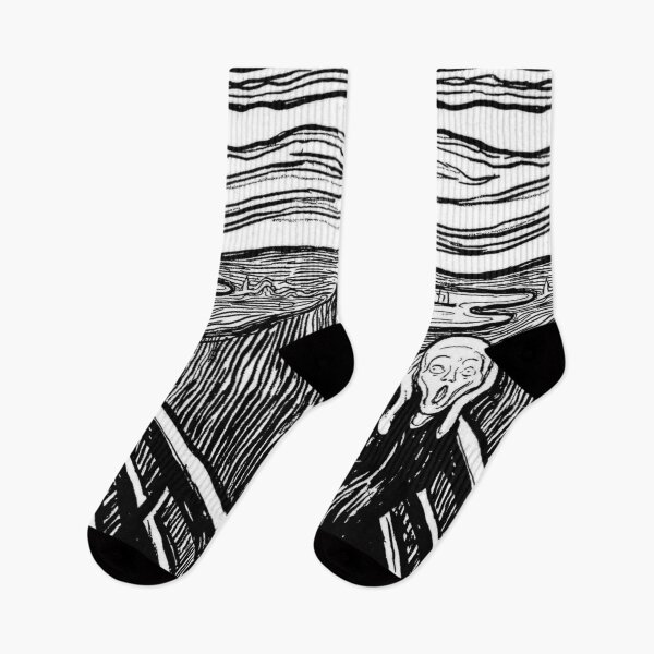 Item preview, Edvard Munch - The Scream ,black, white designed and sold by Vivanne-art.