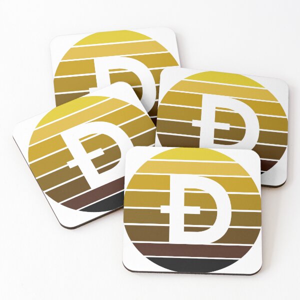 Item preview, Monochrome Dogecoin, DOGECOIN token logo.  designed and sold by lov3holly.