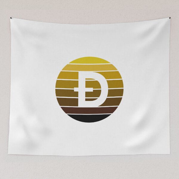 Item preview, Dogecoin monocromo, logotipo de token de DOGECOIN. designed and sold by lov3holly.