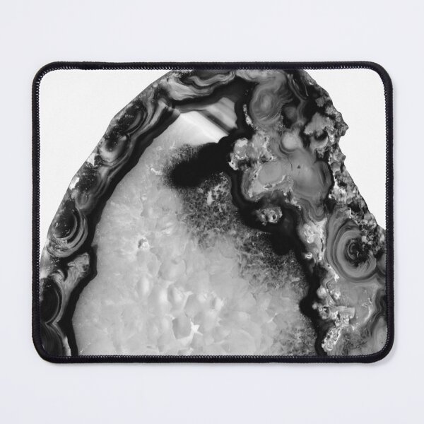 Item preview, Gray Black White Agate #3 #gem #decor #art designed and sold by Anita's & Bella's Art.