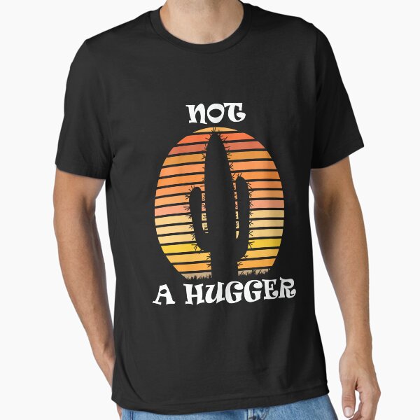 Item preview, not a hugger funny vintage  sarcastic retro saguaro cactus sunset designed and sold by Greenpills.