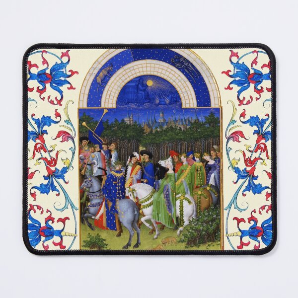 Item preview, MONTH OF MAY, GEMINI ,MERCURY AND TAURUS  Très Riches Heures du Duc de Berry ,Book Of Hours designed and sold by BulganLumini.