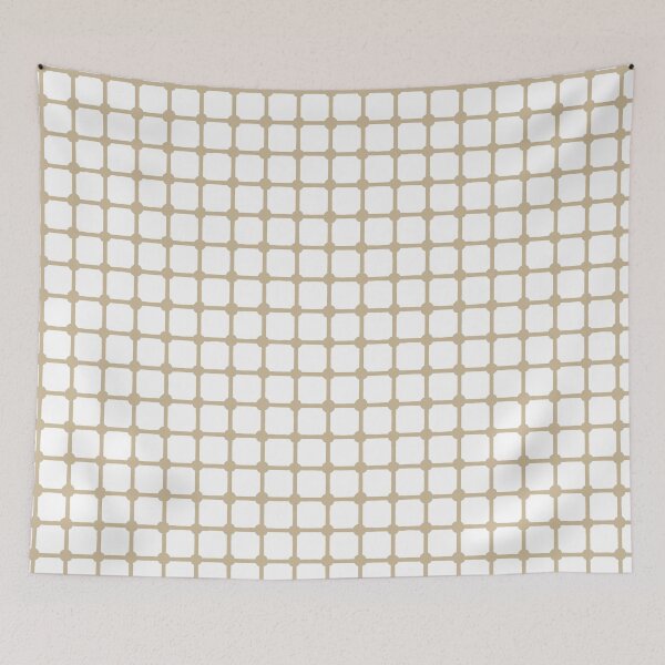 Item preview, Beige abstract simple geometric seamless pattern designed and sold by essskina.