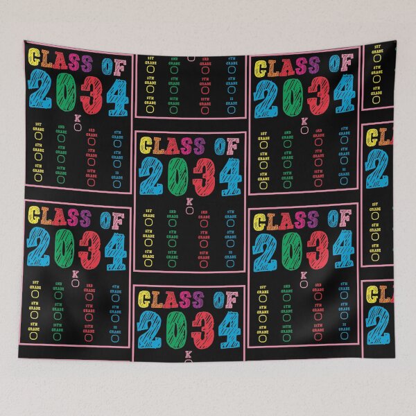 Item preview, Class of 2034 kindergarten back to school 2021 2022 school designed and sold by Shemar Green.