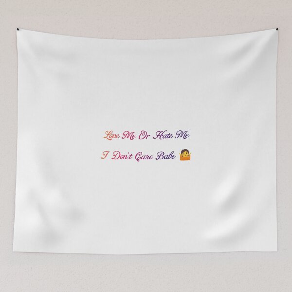 Item preview, Love me or hate me...... text Design designed and sold by VIVEK KUMAR RAI.