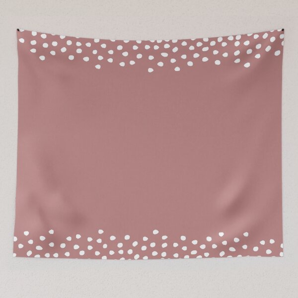 Item preview, Neutral Pink With Scattered White Dots designed and sold by thesnowwhyte.