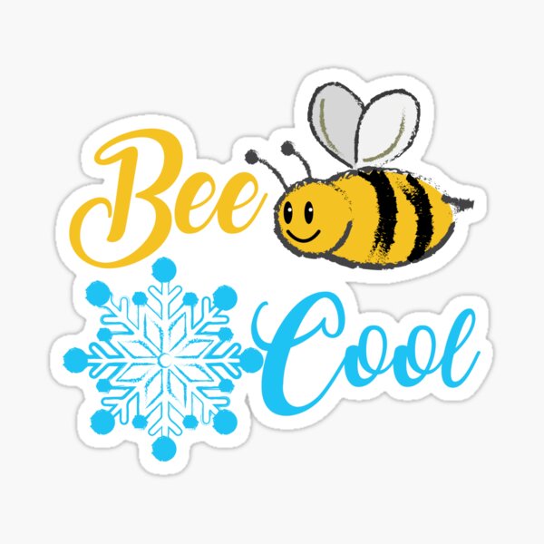 Cool Bumble Bee Sticker