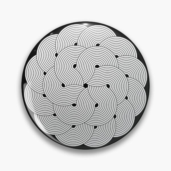 Item preview, Round Mandala Art White designed and sold by artomazo.