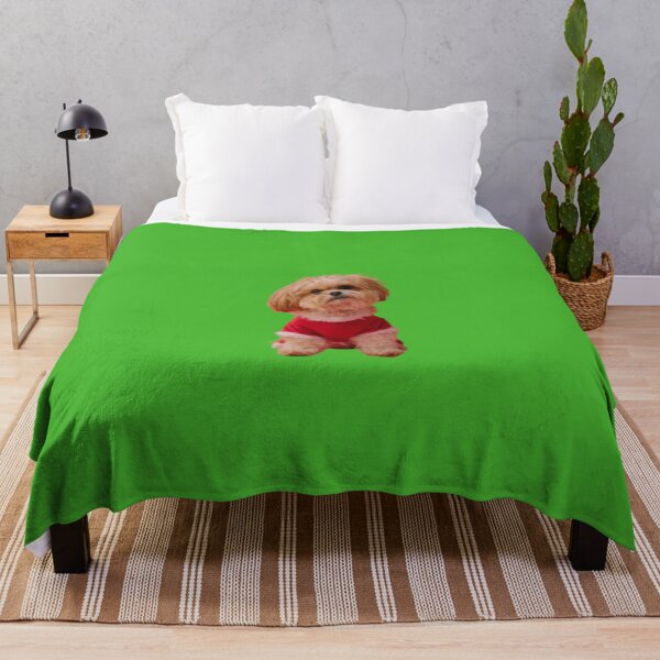 Item preview, Small Maltese Dog in a Red Christmas Suit designed and sold by Sonya Umble.