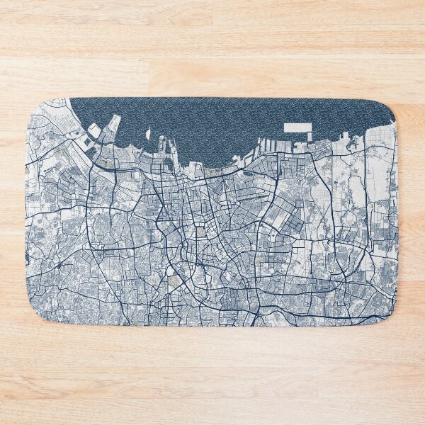 Item preview, Jakarta City Map of Indonesia - Coastal designed and sold by deMAP.